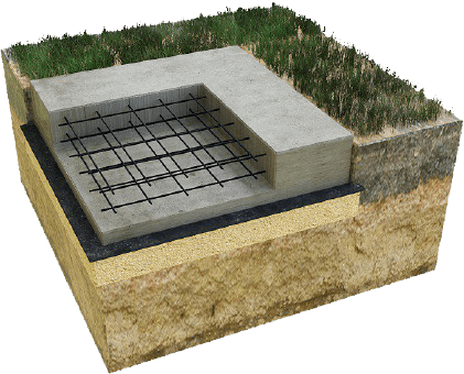 Фундамент монолитная плита под ключ в Тюмени